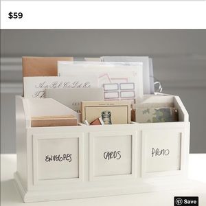 Pottery Barn Bedford Desk Organizer
